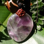 Rainbow Fluorite Pendant 